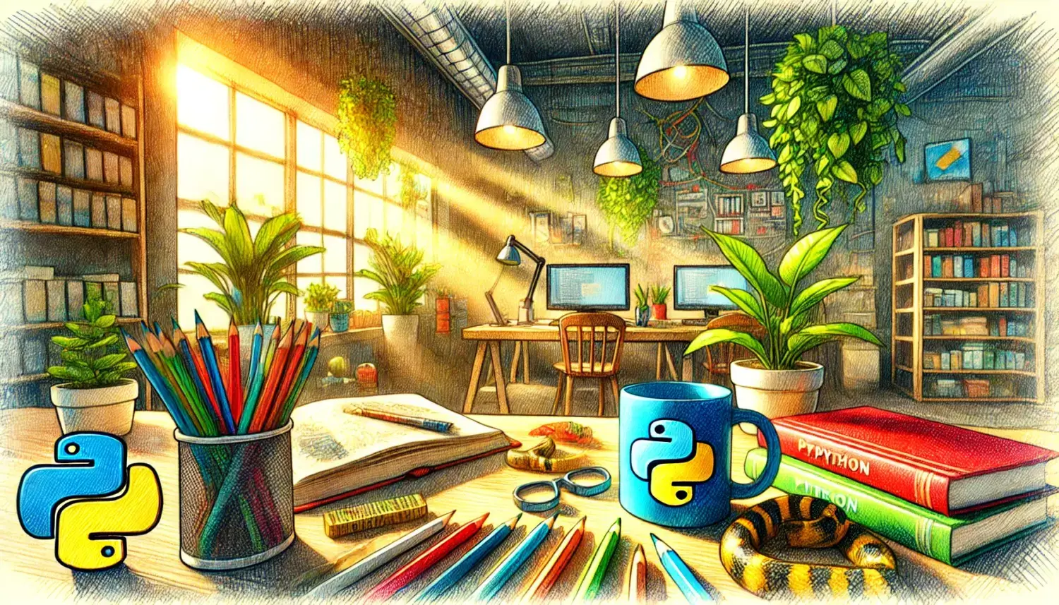 Рабочее место программиста на Python