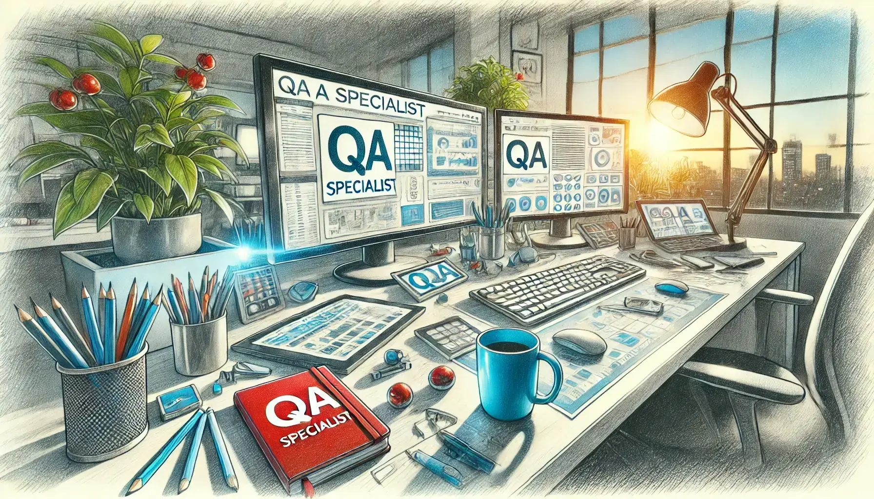 рабочее место qa-специалиста