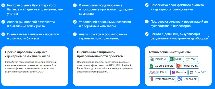SF навыки